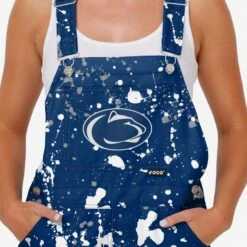 FOCO Penn State Nittany Lions Womens Paint Splatter Bib Overalls -FOCO Shop PNTWMNCPTSPLOAPSE g4