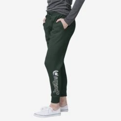 FOCO Michigan State Spartans Womens Waffle Lounge Pants