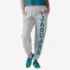 FOCO Jacksonville Jaguars Womens Big Wordmark Gray Sweatpants -FOCO Shop PNTWMNFSWBWGJJ p