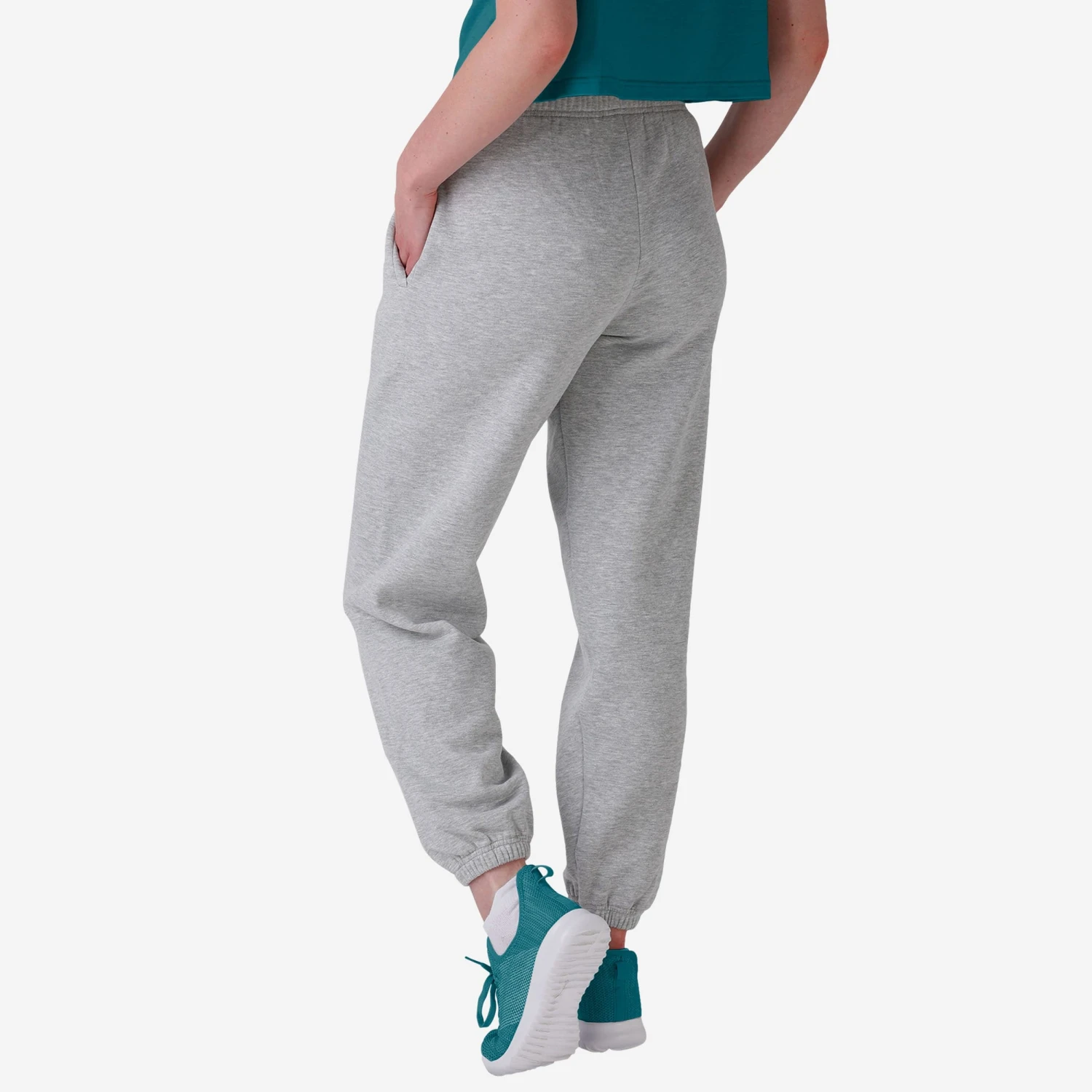 FOCO Jacksonville Jaguars Womens Big Wordmark Gray Sweatpants 4 FOCO Jacksonville Jaguars Womens Big Wordmark Gray Sweatpants - Image 2