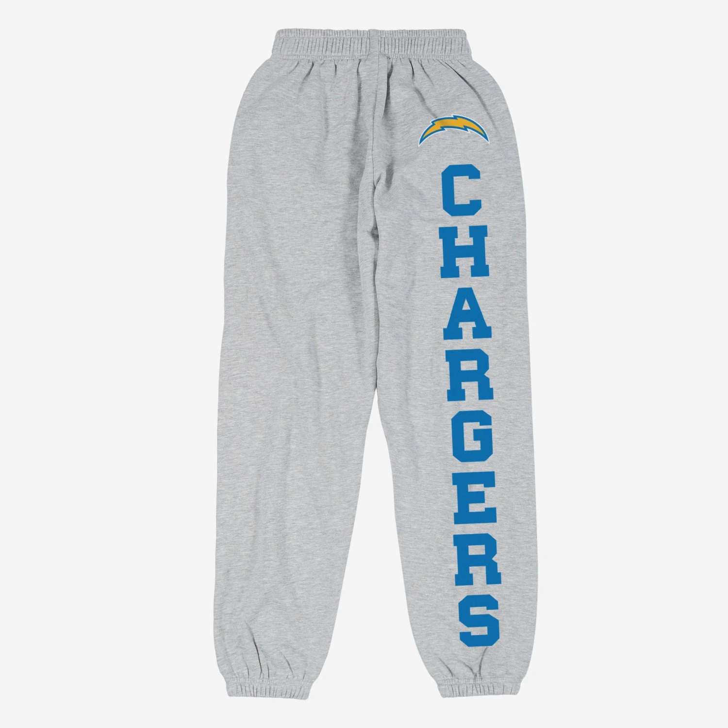 FOCO Los Angeles Chargers Womens Big Wordmark Gray Sweatpants 7 FOCO Los Angeles Chargers Womens Big Wordmark Gray Sweatpants - Image 5