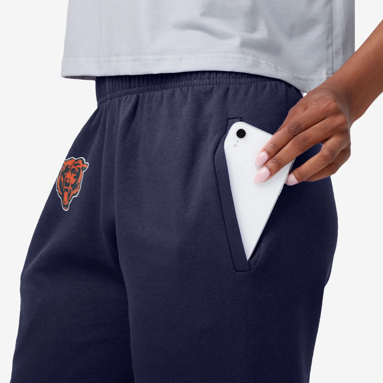 FOCO Chicago Bears Womens Script Wordmark Team Color Sweatpants 5 FOCO Chicago Bears Womens Script Wordmark Team Color Sweatpants - Image 3