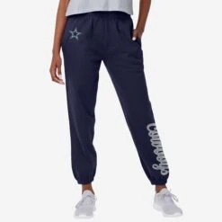 FOCO Dallas Cowboys Womens Script Wordmark Team Color Sweatpants