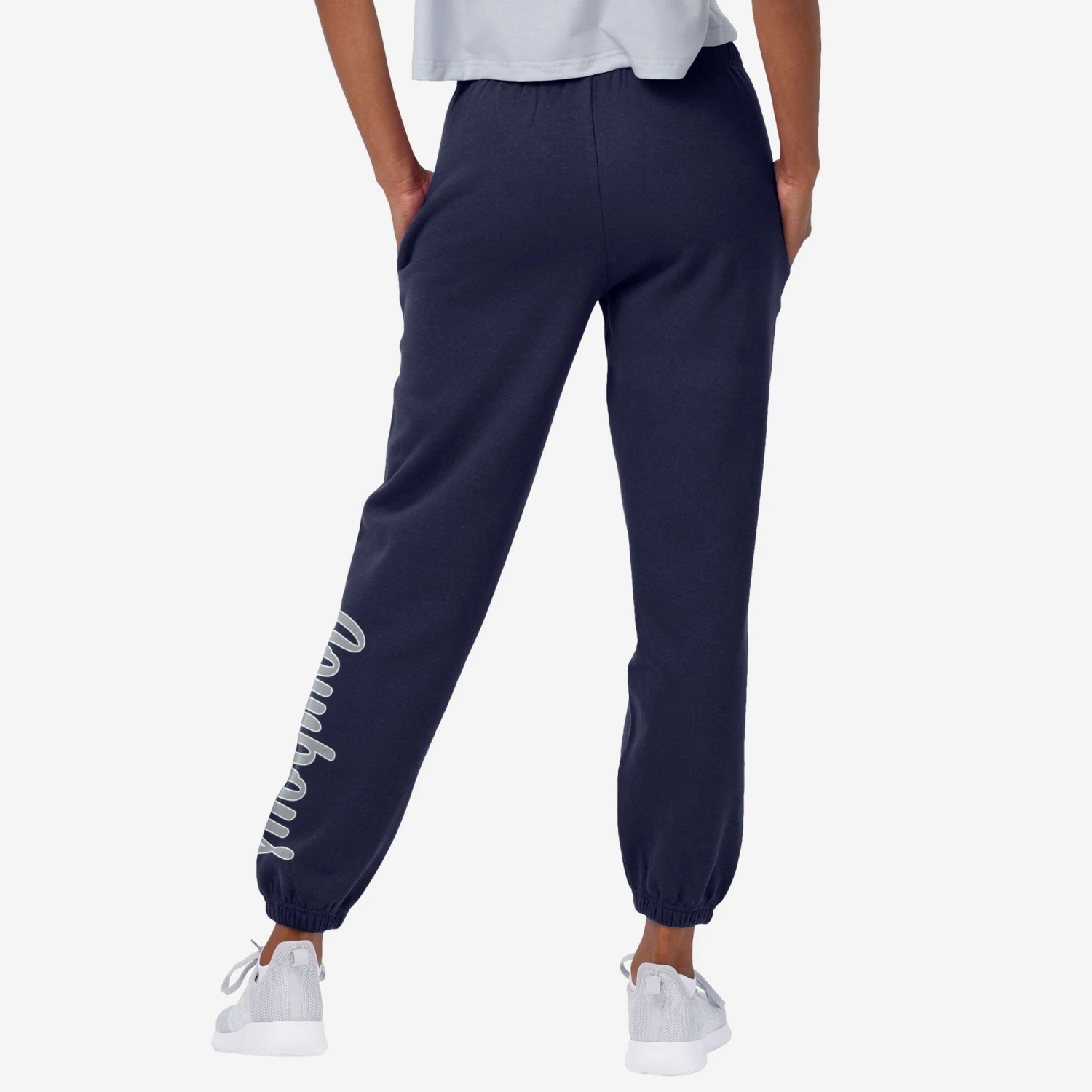 FOCO Dallas Cowboys Womens Script Wordmark Team Color Sweatpants 4 FOCO Dallas Cowboys Womens Script Wordmark Team Color Sweatpants - Image 2