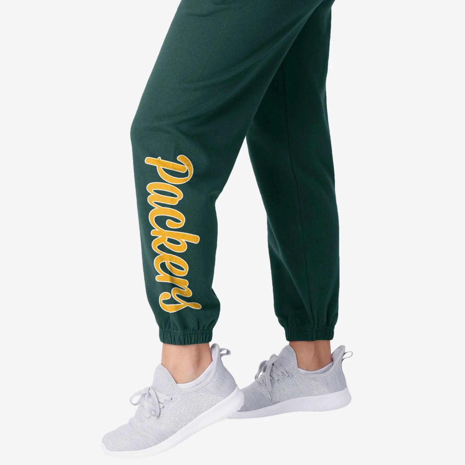 FOCO Green Bay Packers Womens Script Wordmark Team Color Sweatpants 6 FOCO Green Bay Packers Womens Script Wordmark Team Color Sweatpants - Image 4