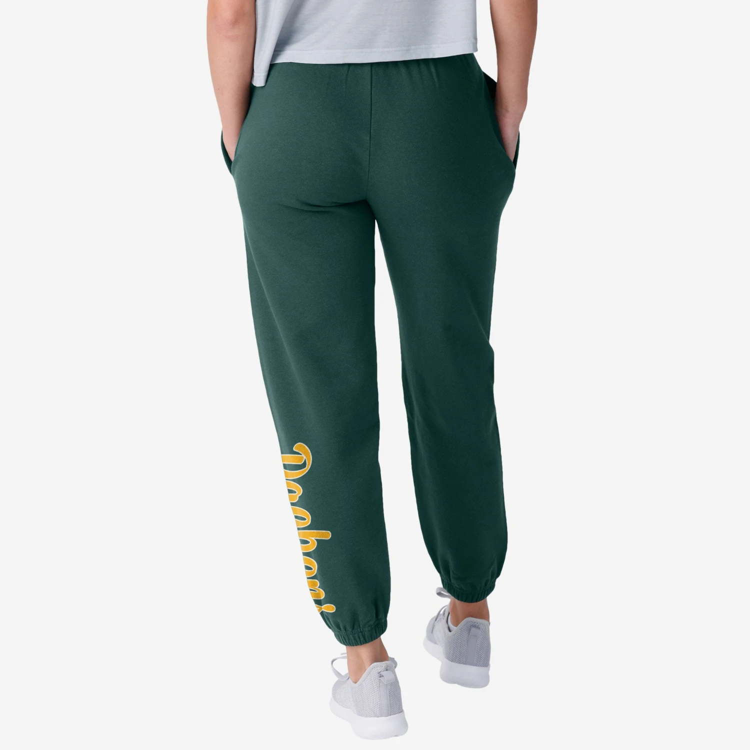 FOCO Green Bay Packers Womens Script Wordmark Team Color Sweatpants 4 FOCO Green Bay Packers Womens Script Wordmark Team Color Sweatpants - Image 2