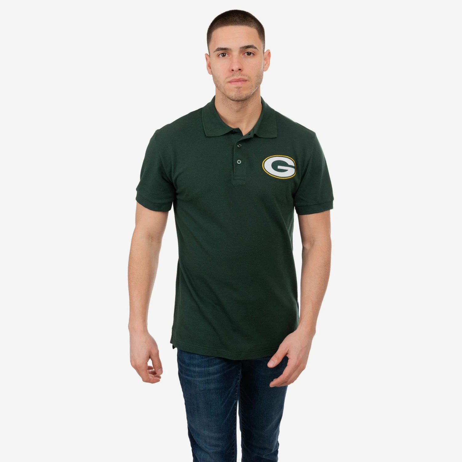 FOCO Green Bay Packers Casual Color Polo 3 FOCO Green Bay Packers Casual Color Polo