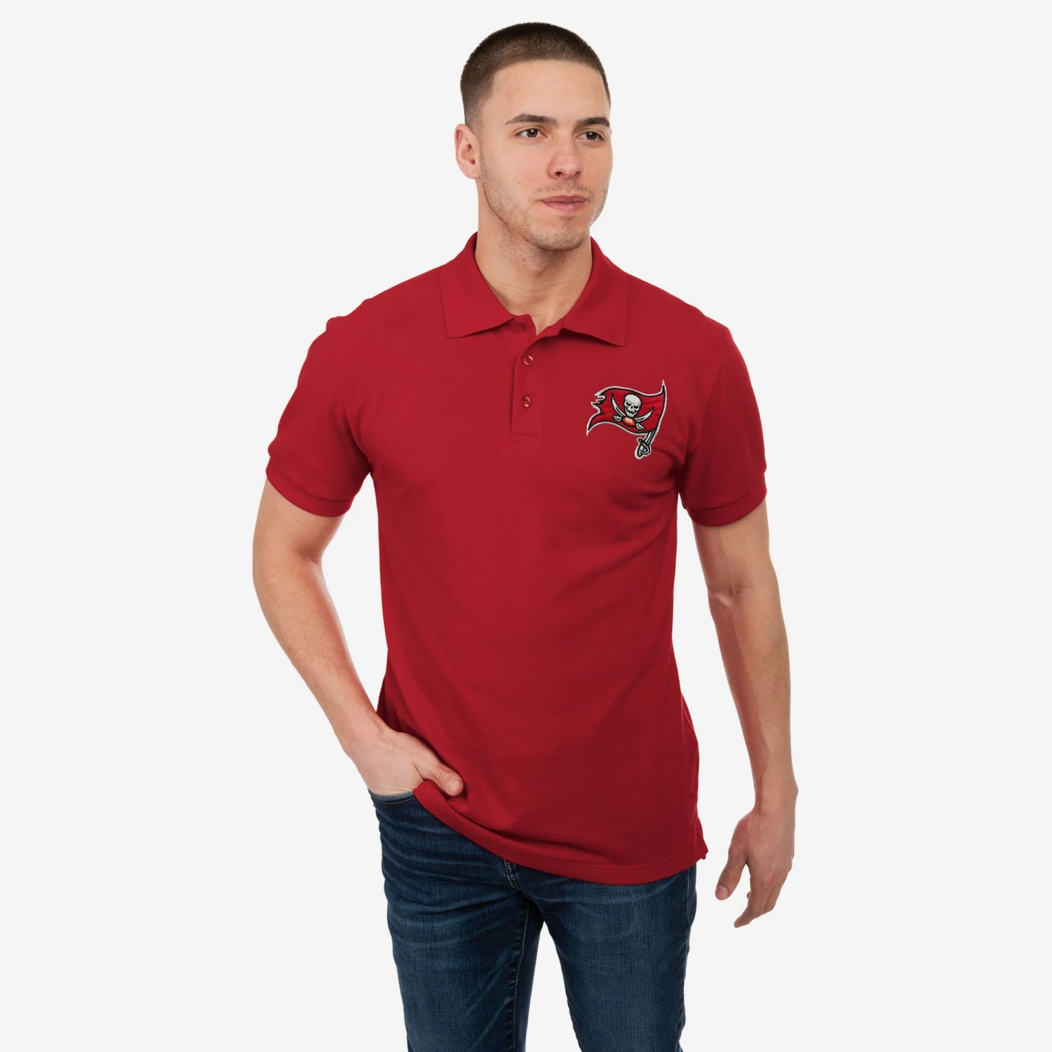 FOCO Tampa Bay Buccaneers Casual Color Polo 3 FOCO Tampa Bay Buccaneers Casual Color Polo