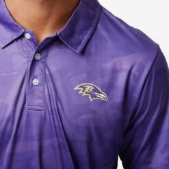FOCO Baltimore Ravens Color Camo Polyester Polo -FOCO Shop POLSNFPLYCMOCBRV g3