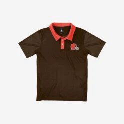 FOCO Cleveland Browns Workday Warrior Polyester Polo 7 FOCO Cleveland Browns Workday Warrior Polyester Polo -FOCO Shop POLSNFPLYWDWCL g3