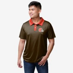 FOCO Cleveland Browns Workday Warrior Polyester Polo
