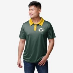 FOCO Green Bay Packers Workday Warrior Polyester Polo