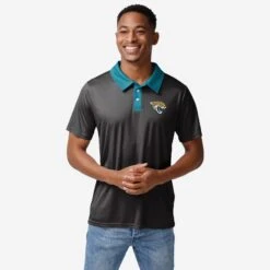 FOCO Jacksonville Jaguars Workday Warrior Polyester Polo