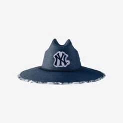 FOCO New York Yankees Team Color Straw Hat