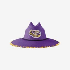 FOCO LSU Tigers Team Color Straw Hat