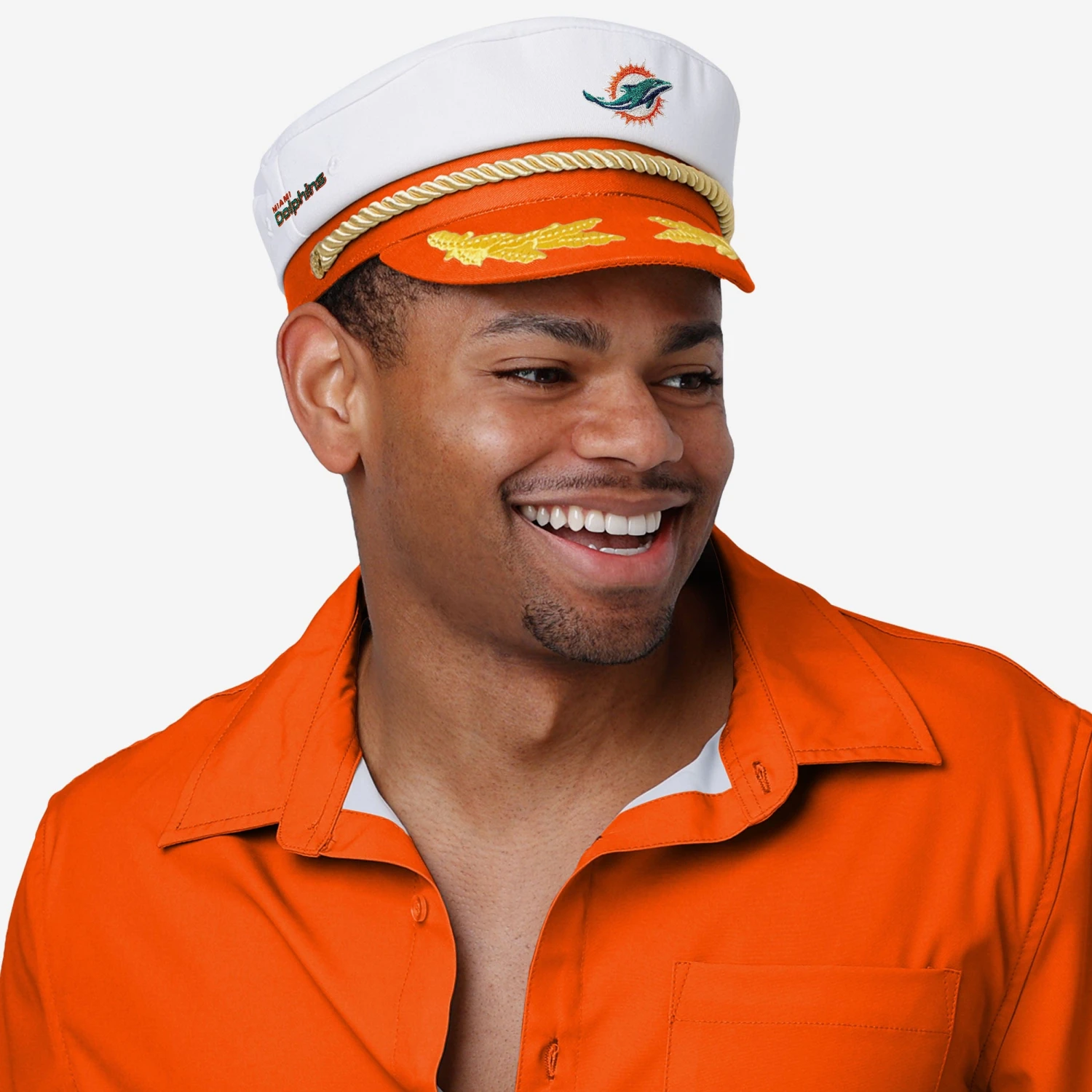FOCO Miami Dolphins Captains Hat 7 FOCO Miami Dolphins Captains Hat - Image 5