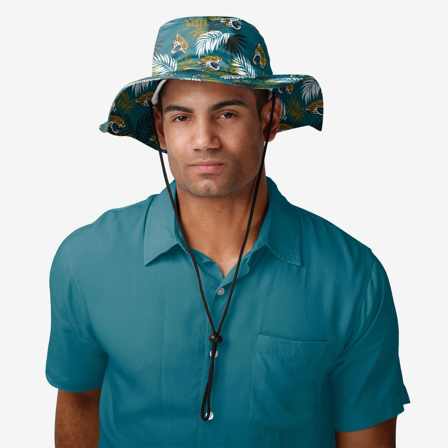 FOCO Jacksonville Jaguars Floral Boonie Hat 4 FOCO Jacksonville Jaguars Floral Boonie Hat - Image 2