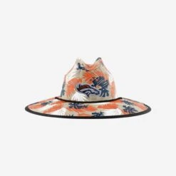 FOCO Denver Broncos Floral Printed Straw Hat