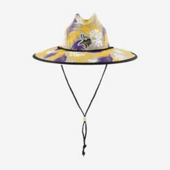 FOCO Minnesota Vikings Floral Printed Straw Hat -FOCO Shop SKNFFLPSTWMV g3