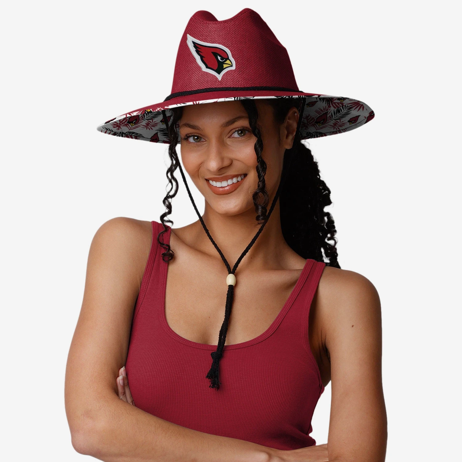 FOCO Arizona Cardinals Team Color Straw Hat 6 FOCO Arizona Cardinals Team Color Straw Hat - Image 4