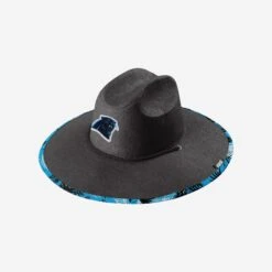 FOCO Carolina Panthers Team Color Straw Hat -FOCO Shop SKNFTCSTWCP g3