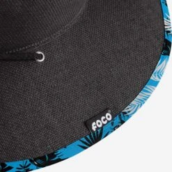 FOCO Carolina Panthers Team Color Straw Hat -FOCO Shop SKNFTCSTWCP g6