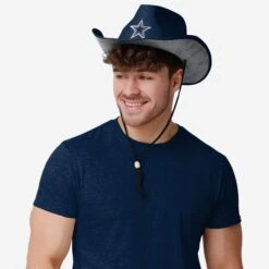 FOCO Dallas Cowboys Team Stripe Cowboy Hat -FOCO Shop SKNFTSCBSTWDC g5