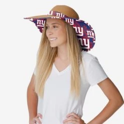 FOCO New York Giants Womens Floral Straw Hat -FOCO Shop SKNFWMFLSTWNG g3
