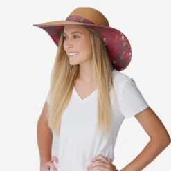 FOCO Tampa Bay Buccaneers Womens Floral Straw Hat -FOCO Shop SKNFWMFLSTWTB g3