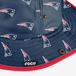 FOCO New England Patriots Womens Mini Print Hybrid Boonie Hat -FOCO Shop SKWMNFHYBNMPNP g3