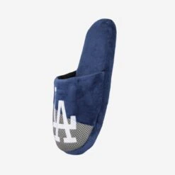FOCO Los Angeles Dodgers Team Logo Staycation Slipper -FOCO Shop SLPMBTLSYCALD s