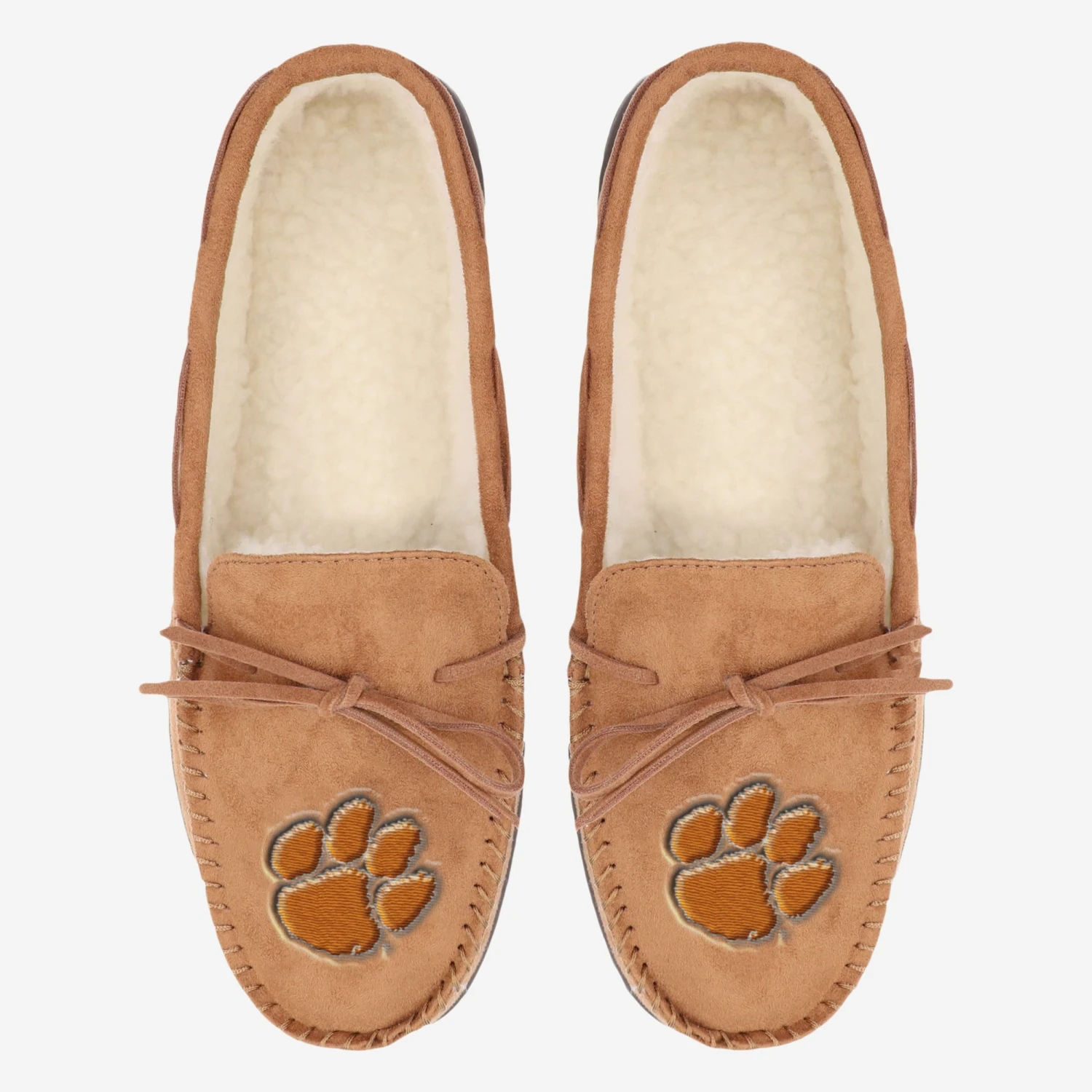 FOCO Clemson Tigers Moccasin Slipper 4 FOCO Clemson Tigers Moccasin Slipper - Image 2
