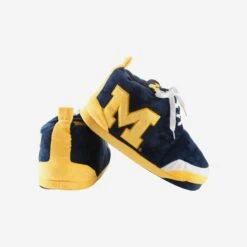 FOCO Michigan Wolverines Plush Sneaker Slipper -FOCO Shop SLPNCPLSNMI g3