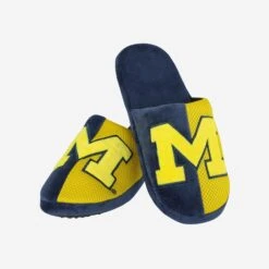 FOCO Michigan Team Logo Staycation Slipper -FOCO Shop SLPNCTLSYCAMI g3
