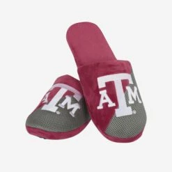 FOCO Texas A&M Team Logo Staycation Slipper -FOCO Shop SLPNCTLSYCATAM g3