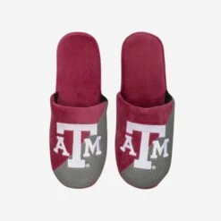 FOCO Texas A&M Team Logo Staycation Slipper -FOCO Shop SLPNCTLSYCATAM g4