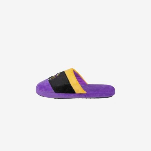 FOCO Minnesota Vikings Youth Colorblock Slide Slipper 5 FOCO Minnesota Vikings Youth Colorblock Slide Slipper -FOCO Shop SLPNFCBSLD816MV p