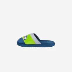 FOCO Seattle Seahawks Youth Colorblock Slide Slipper