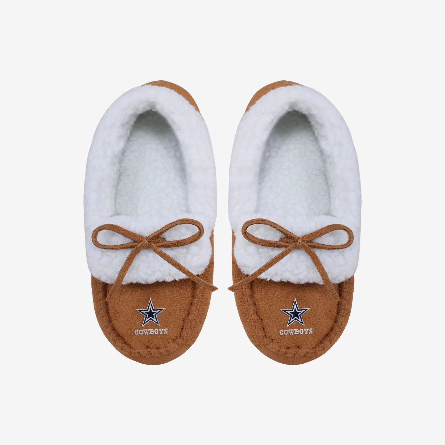 FOCO Dallas Cowboys Youth Moccasin Slipper 6 FOCO Dallas Cowboys Youth Moccasin Slipper - Image 4
