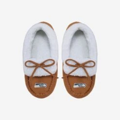 FOCO Seattle Seahawks Youth Moccasin Slipper -FOCO Shop SLPNFMOC816SS g4