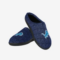 FOCO Detroit Lions Poly Knit Cup Sole Slipper -FOCO Shop SLPNFPYKTCPSLDL g3