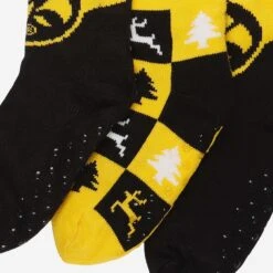 FOCO Iowa Hawkeyes Womens Fan Footy 3 Pack Slipper Socks -FOCO Shop SLPWMNCFT3PKIO g3