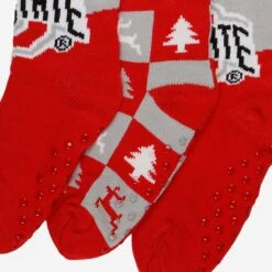 FOCO Ohio State Buckeyes Womens Fan Footy 3 Pack Slipper Socks -FOCO Shop SLPWMNCFT3PKOH g3