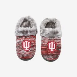 FOCO Indiana Hoosiers Womens Peak Slide Slipper