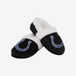 FOCO Indianapolis Colts Womens Team Color Moccasin Slipper -FOCO Shop SLPWMNF16FURMOC2IC g3
