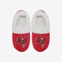 FOCO Tampa Bay Buccaneers Womens Team Color Moccasin Slipper -FOCO Shop SLPWMNF16FURMOC2TB p 8f8c66de 8932 4c42 bec1 fb58dc9f55e6