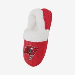 FOCO Tampa Bay Buccaneers Womens Team Color Moccasin Slipper -FOCO Shop SLPWMNF16FURMOC2TB s 55b90bdb 9e8a 4cee ba8a a254b1c7d3e7