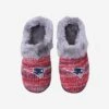 FOCO New England Patriots Womens Peak Slide Slippers -FOCO Shop SLPWMNFPEAKNP p