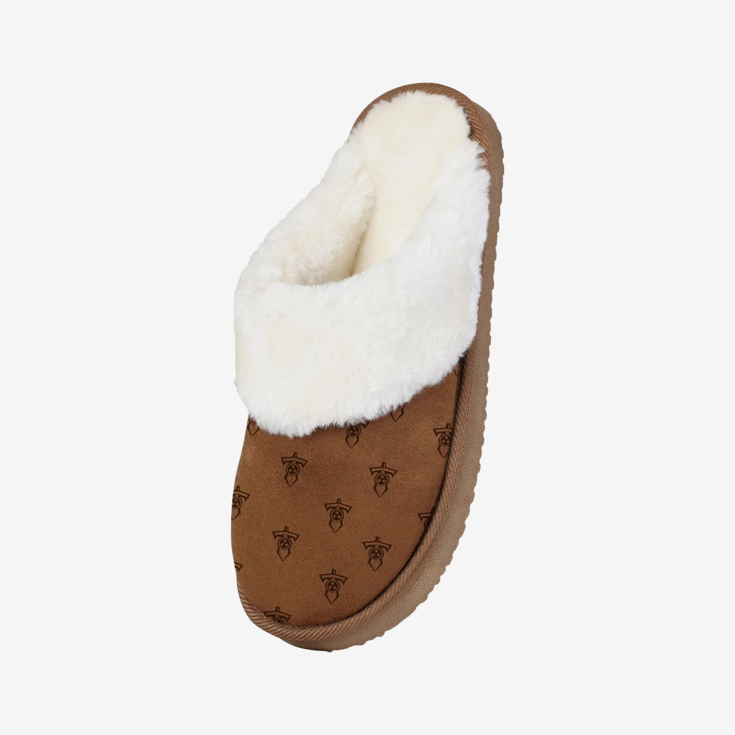 FOCO Tennessee Titans Womens Repeat Logo Moccasin Slipper 5 FOCO Tennessee Titans Womens Repeat Logo Moccasin Slipper - Image 3