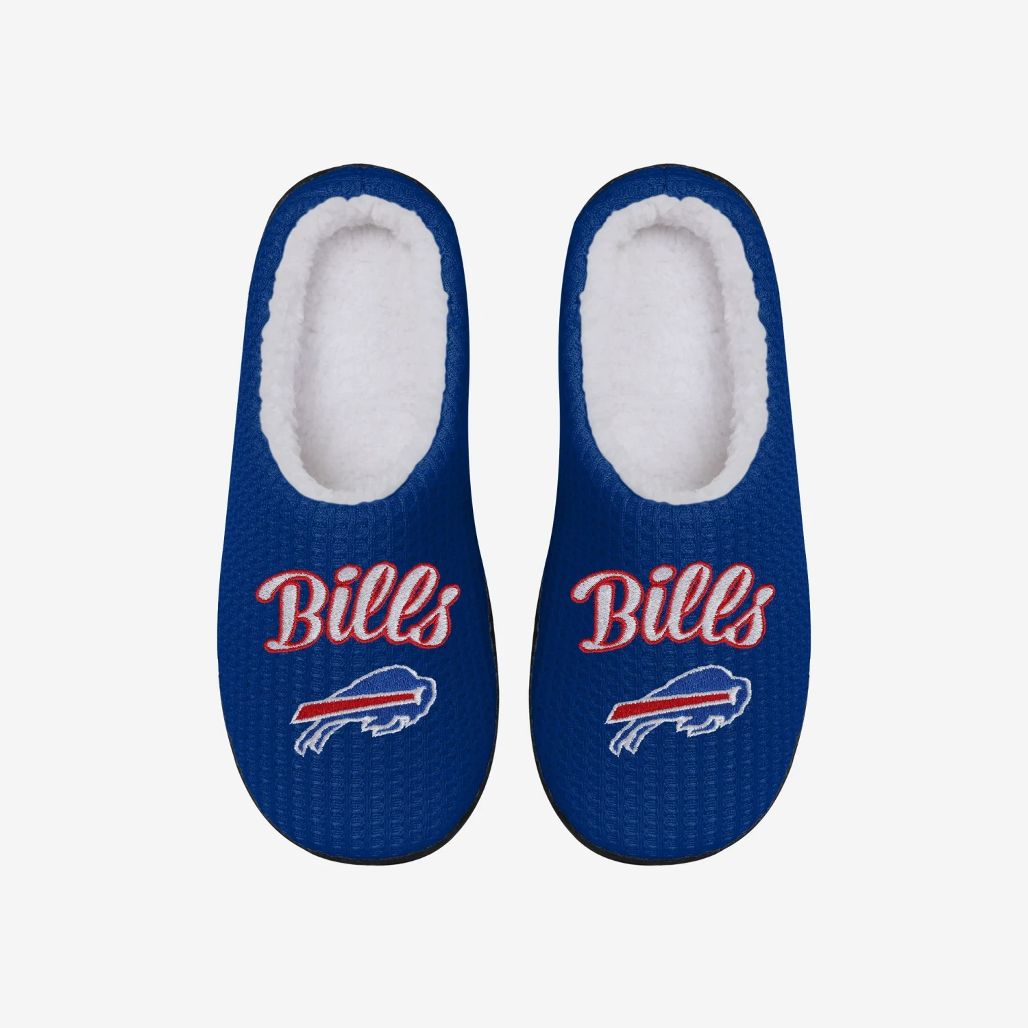 FOCO Buffalo Bills Womens Sherpa Lined Memory Foam Slipper 4 FOCO Buffalo Bills Womens Sherpa Lined Memory Foam Slipper - Image 2
